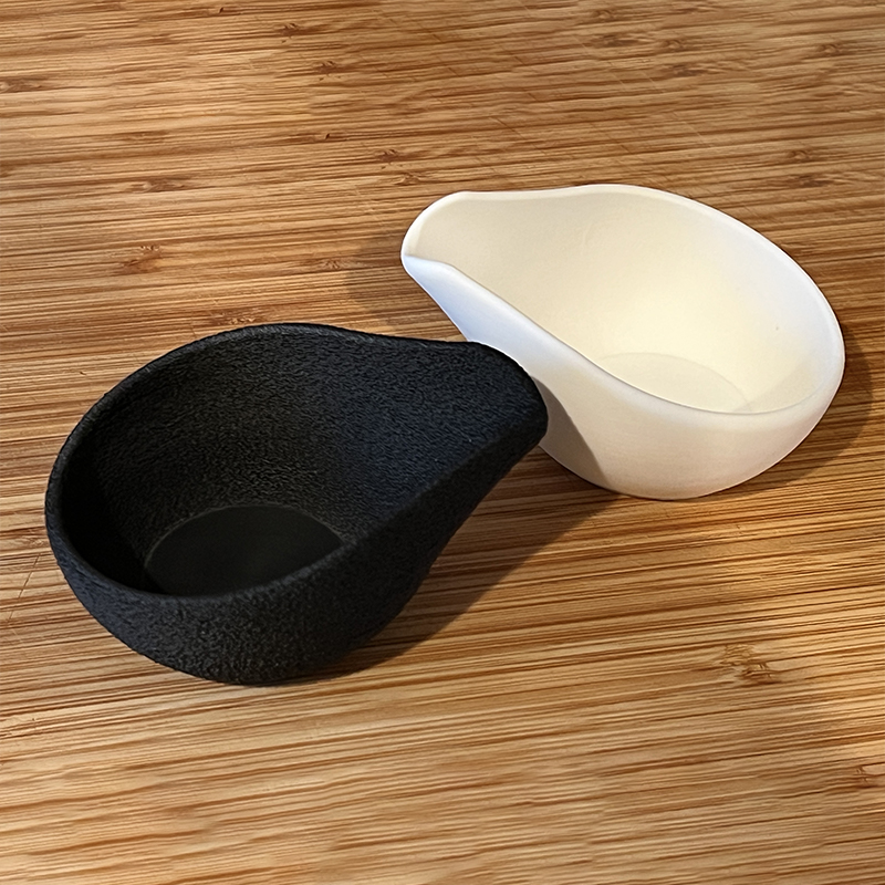 Coffee Tea Bean Leaf - Taza dosificadora de granos de café