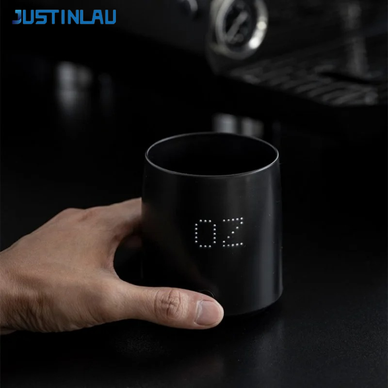 Coffee Bean Scale - JUSTINLAU Taza Electrónica para Pesar Café,