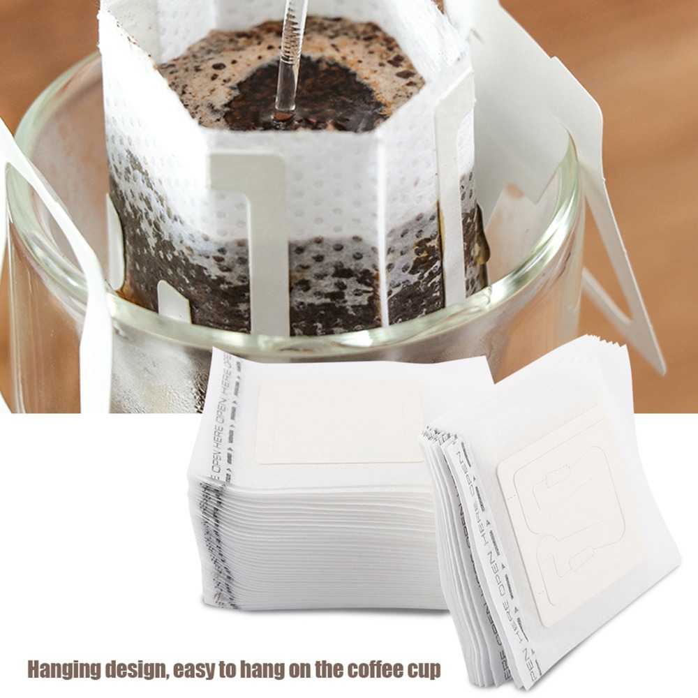 Coffee Tea Bags - Juego de 50 Bolsas Desechables de