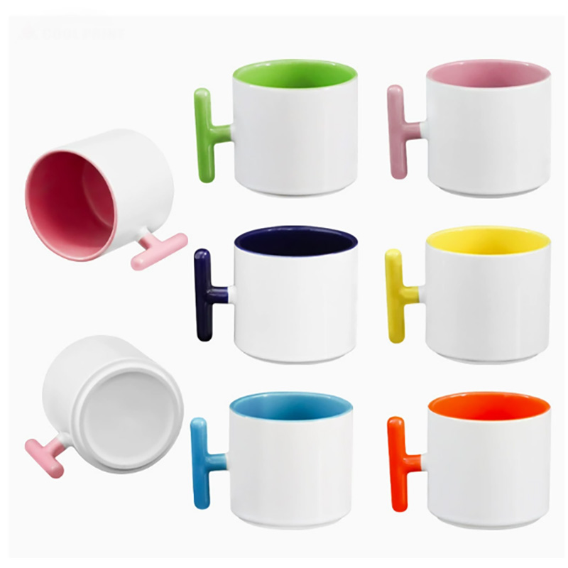 Coffee Tea Logo - Taza de cerámica con mango en