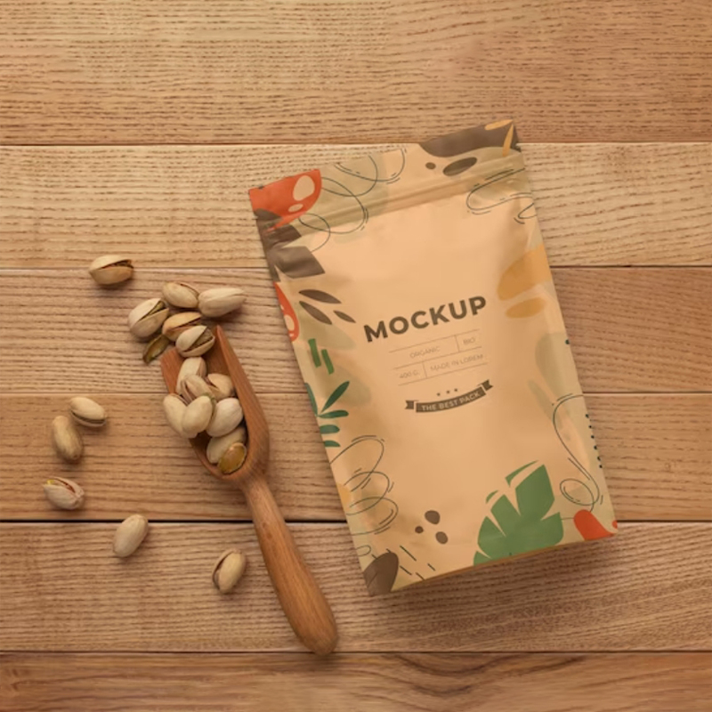 Coffee Tea House - Bolsa de papel con cremallera para