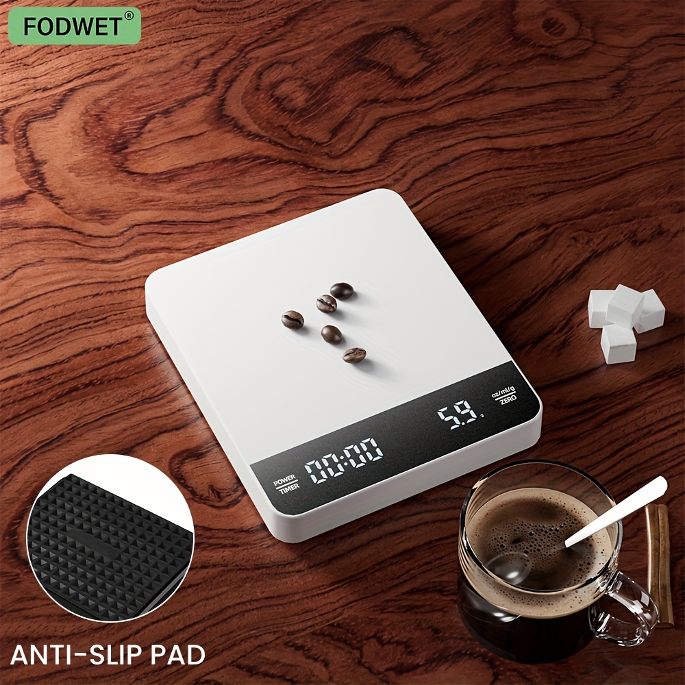 Coffee Bean Scale - Báscula de Café Fodwet con Función