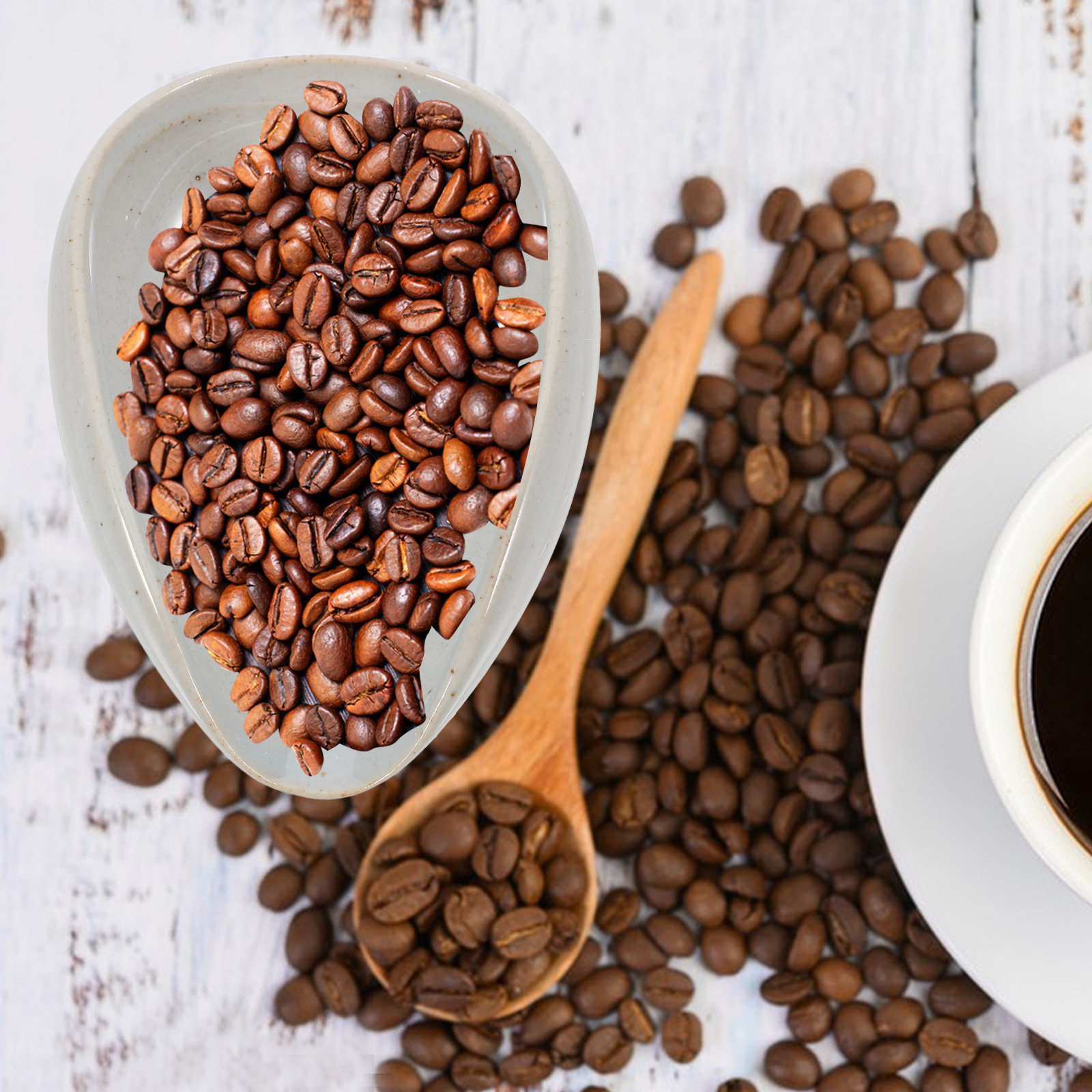 Bandeja Dosificadora de Granos - Coffee Tea Bean Leaf reseña y precio