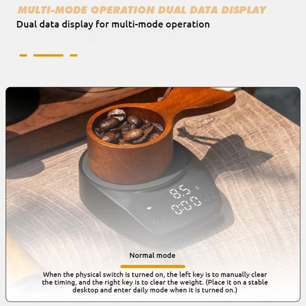 Mini báscula de tiempo de café - Coffee Bean Scale reseña y precio