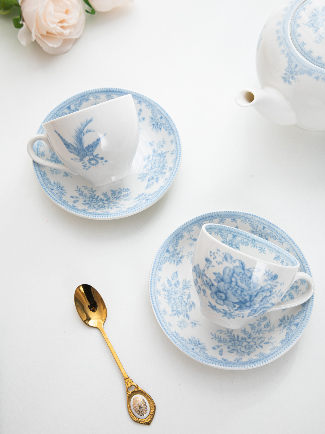 Juego de taza y platillo de ce - Coffee Tea House reseña y precio