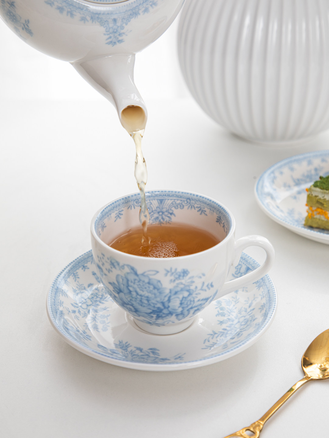 Juego de taza y platillo de ce - Coffee Tea House reseña y precio