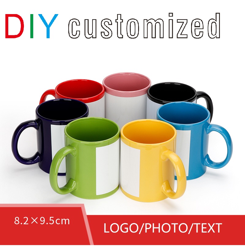 Taza negra con logotipo DIY, T - Coffee Tea Logo reseña y precio