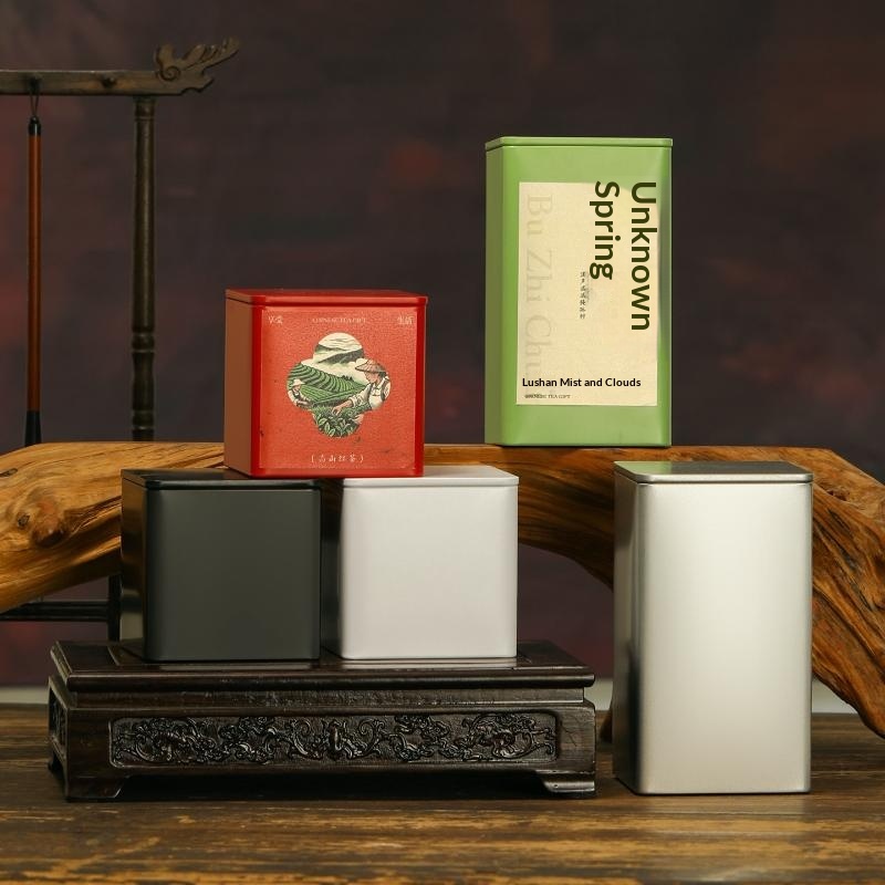 Recipiente de hojalata vacío p - Coffee Tea Bean Leaf reseña y precio