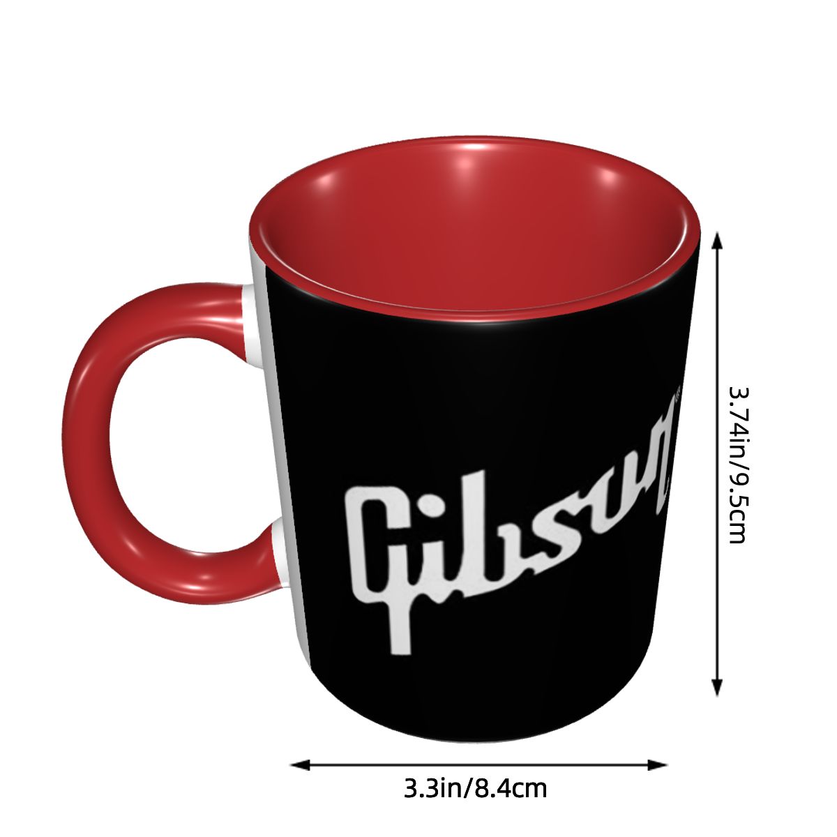 Taza con Logo de Guitarra Gibs - Coffee Tea Logo reseña y precio