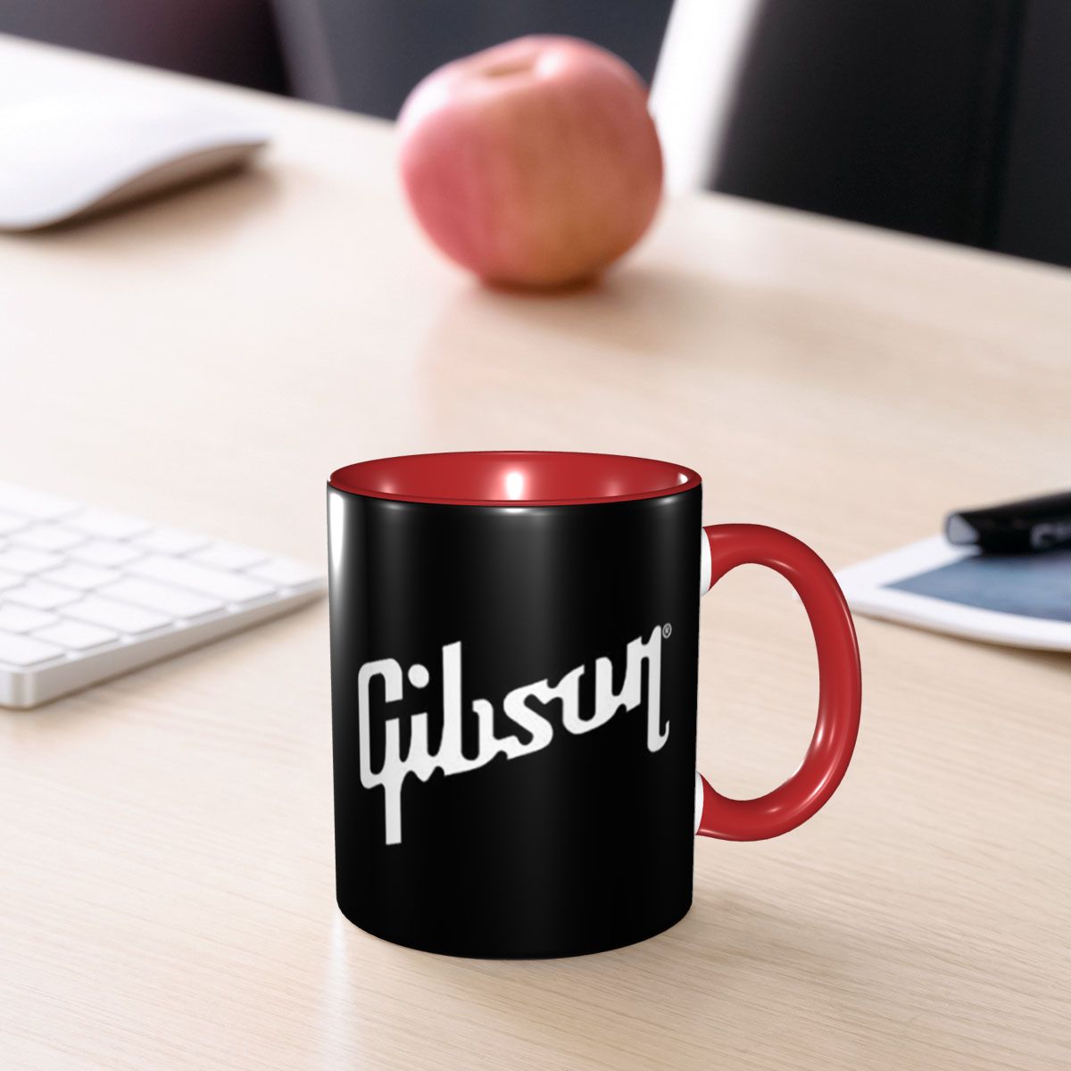 Taza con Logo de Guitarra Gibs - Coffee Tea Logo reseña y precio