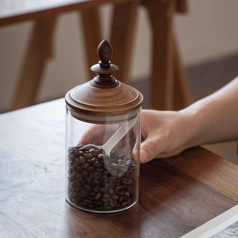 Tarro de almacenamiento de gra - Coffee Tea Bean Leaf reseña y precio
