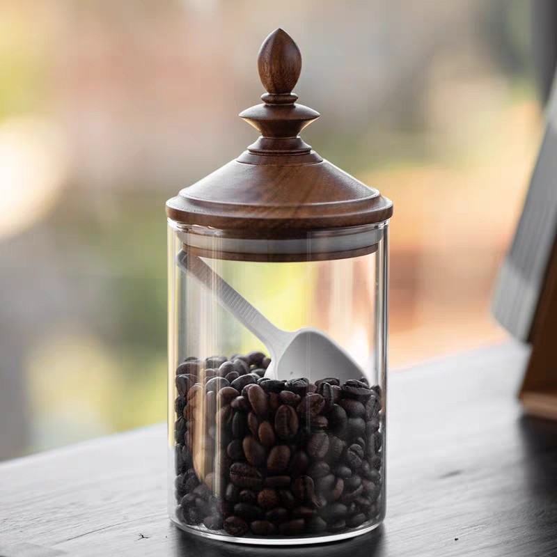 Tarro de almacenamiento de gra - Coffee Tea Bean Leaf reseña y precio
