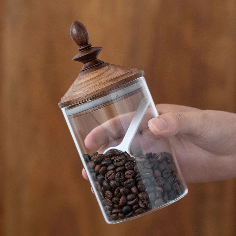 Tarro de almacenamiento de gra - Coffee Tea Bean Leaf reseña y precio