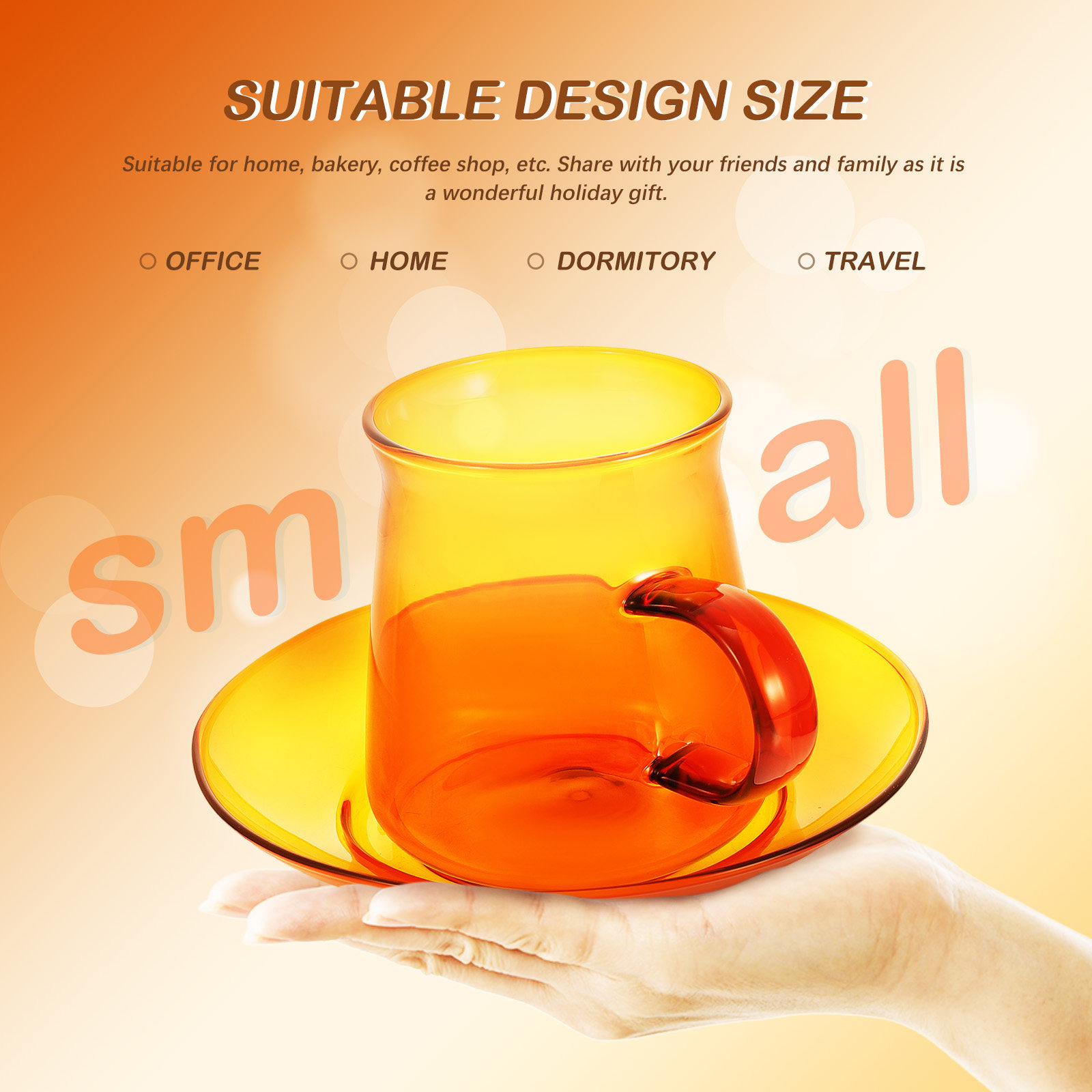 Juego de Tazas y Platillos de  - Coffee Tea Drinks reseña y precio