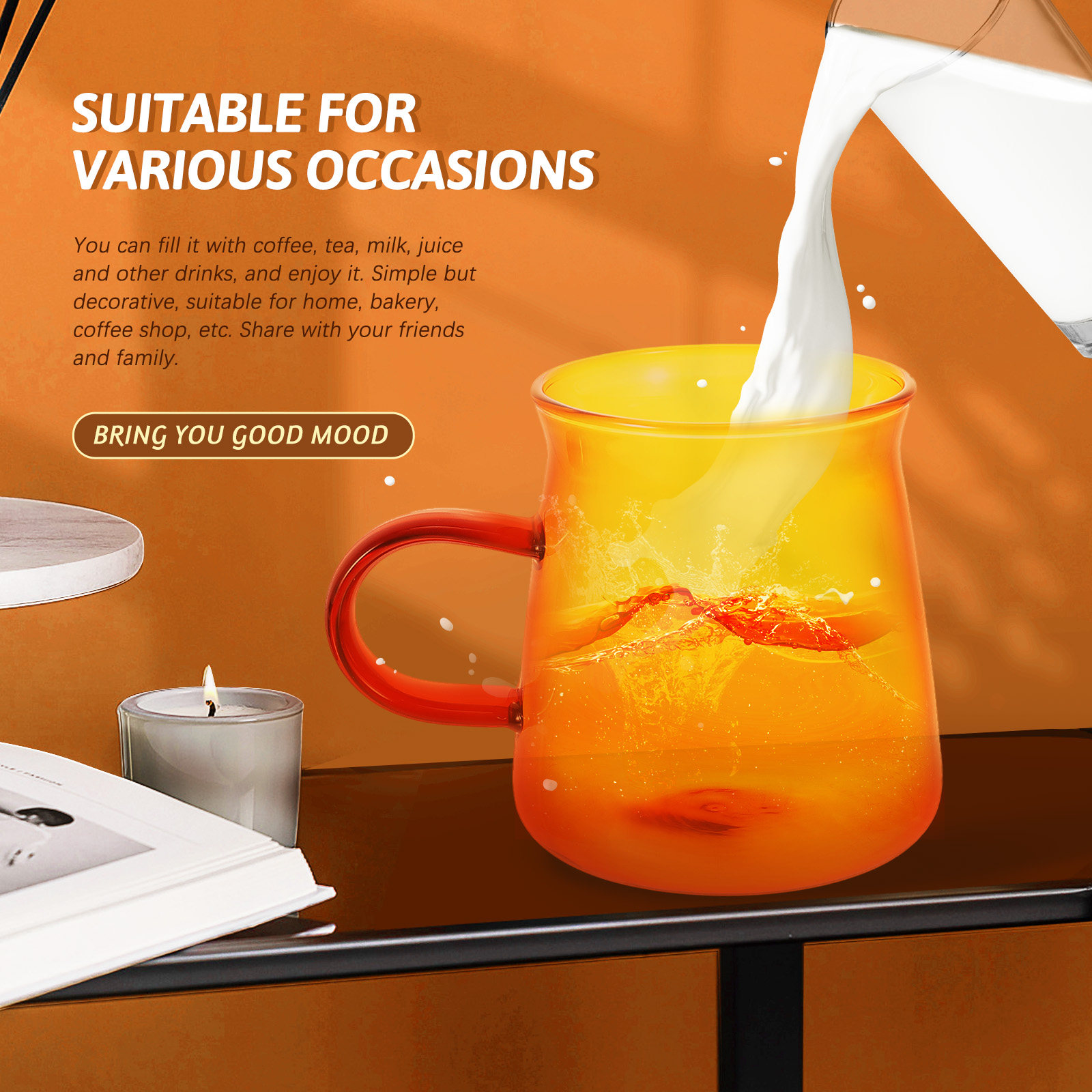 Juego de Tazas y Platillos de  - Coffee Tea Drinks reseña y precio