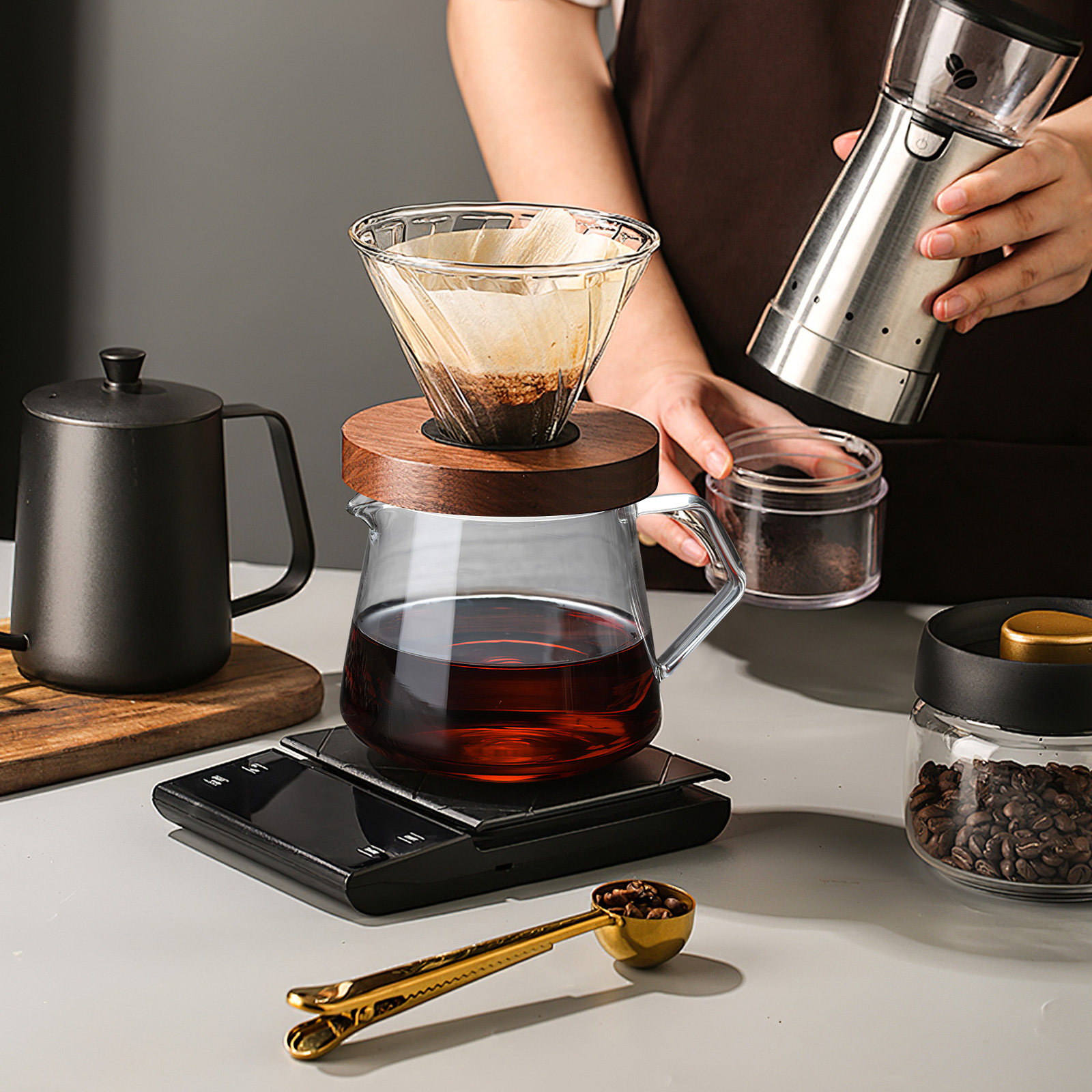 Jarra de Vidrio de Alta Clarid - Coffee Tea Drinks reseña y precio