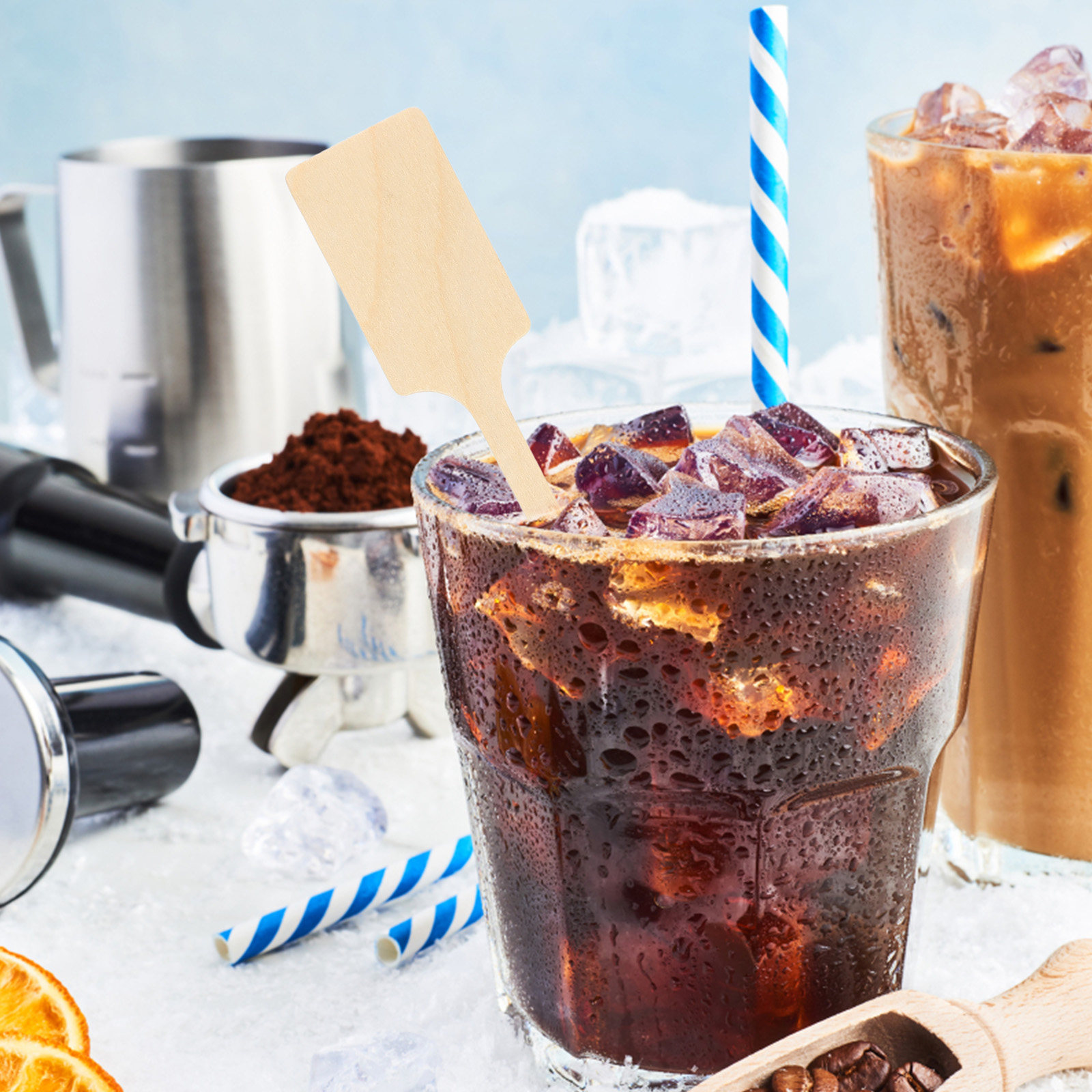 100 Palitos de Madera para Rem - Coffee Tea Drinks reseña y precio