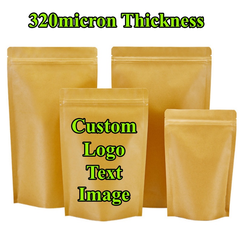 100 Bolsas de Papel Kraft con  - Coffee Tea In Chinese reseña y precio