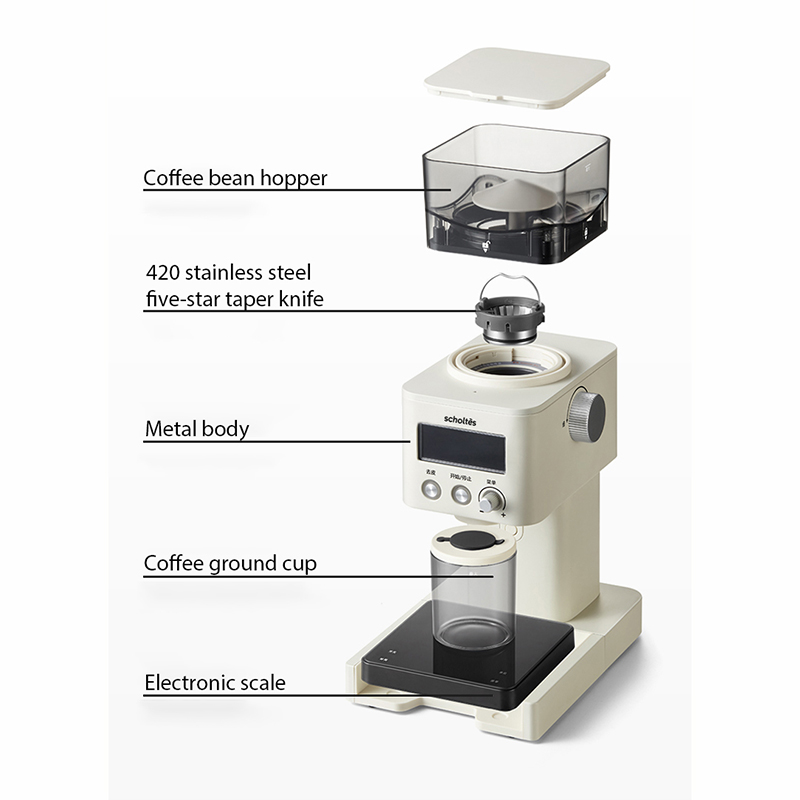 Molinillo de café eléctrico, r - Coffee Bean Scale reseña y precio