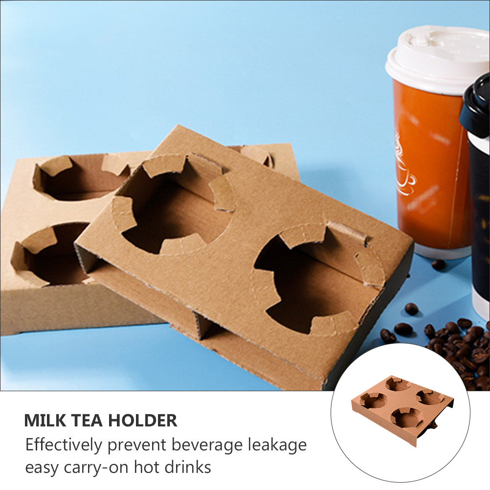 Paquete de 10 Portavasos de Pa - Coffee Tea Drinks reseña y precio