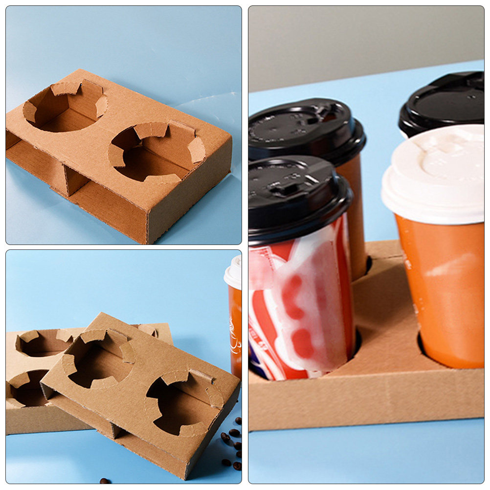 Paquete de 10 Portavasos de Pa - Coffee Tea Drinks reseña y precio