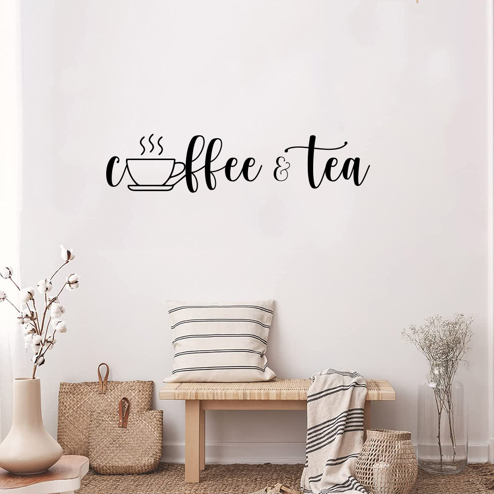 Pegatina de pared para ventana - Switching Coffee To Tea reseña y precio