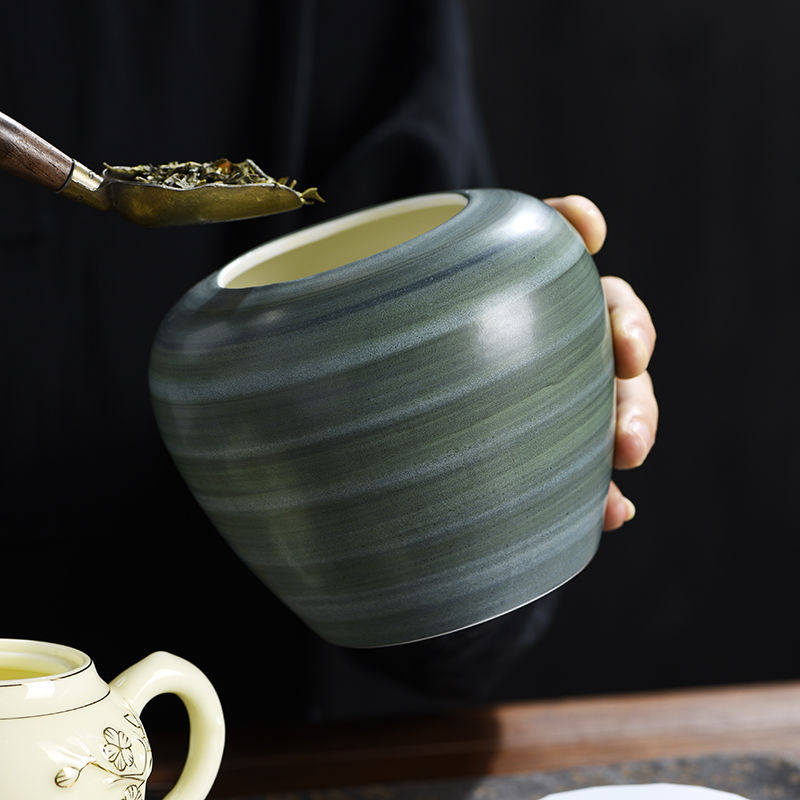 Tarro de hojas de té de cerámi - Coffee Tea Bean Leaf reseña y precio