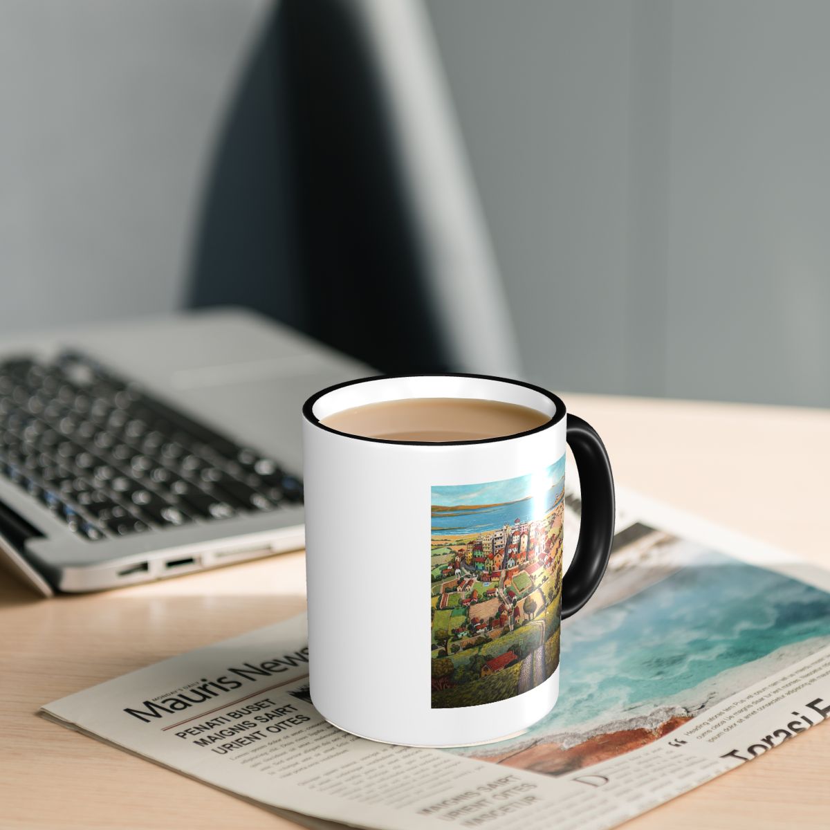 Taza divertida de cerámica con - Coffee Tea Logo reseña y precio